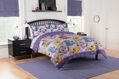 POKEMON - Friendly Battle Full Size Bed in Bag Set