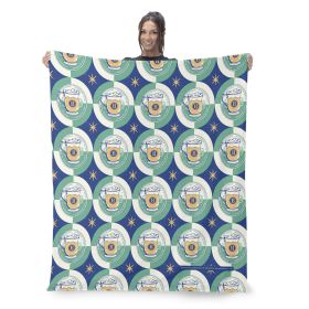 Warner Bros. Harry Potter Butterbeer Repeat Silk Touch Throw Blanket 60X80 Inches