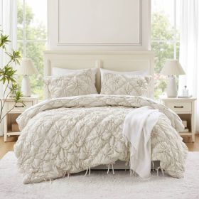 3PCS Full/Queen Comforter Set (Color: as Pic)